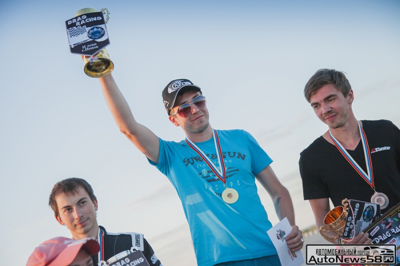 Озерчанин Дмитрий Пеняев победил в гонке Drag-Racing Пенза-2016